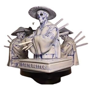 NEIGHBORHOOD NBHD Monk Warrior Samurai Hell Ceramic Incense Burner Statue